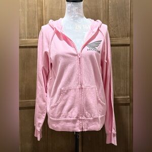 NWOT Women's Pink Honda Hoodie Jacket,